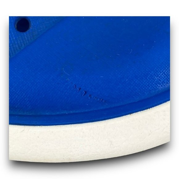 Toms Romper Perforated Sneakers 10010624 Low Top Slip On Blue White Toddler 7 - Picture 10 of 10